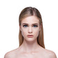 model wearing feathery lashes visionary lash 007 from lash star beauty