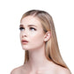 model wearing cat eye faux mink lashes visionary lash 009 from lash star beauty